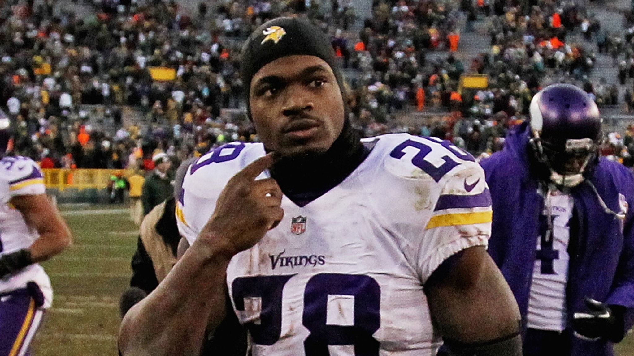 Minnesota Vikings' Adrian Peterson suspended the rest of season