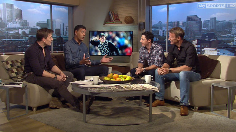 Rory McIlory: Joined Ben and Kammy on Goals On Sunday, along with Teddy Sheringham