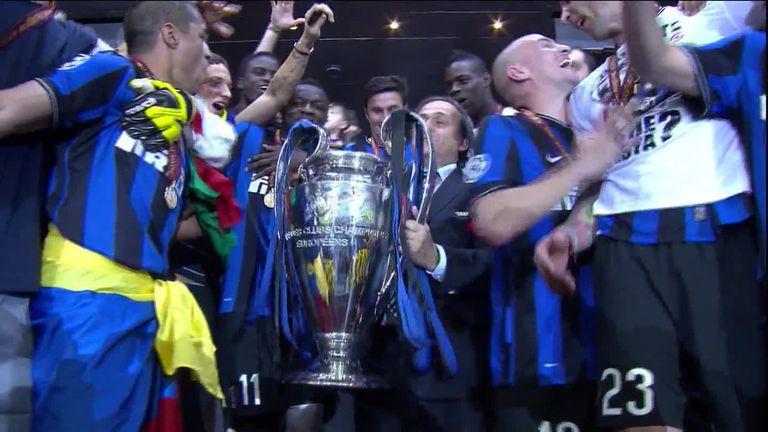 Inter won the treble in 2010 in Jose Mourinho's second season in Milan