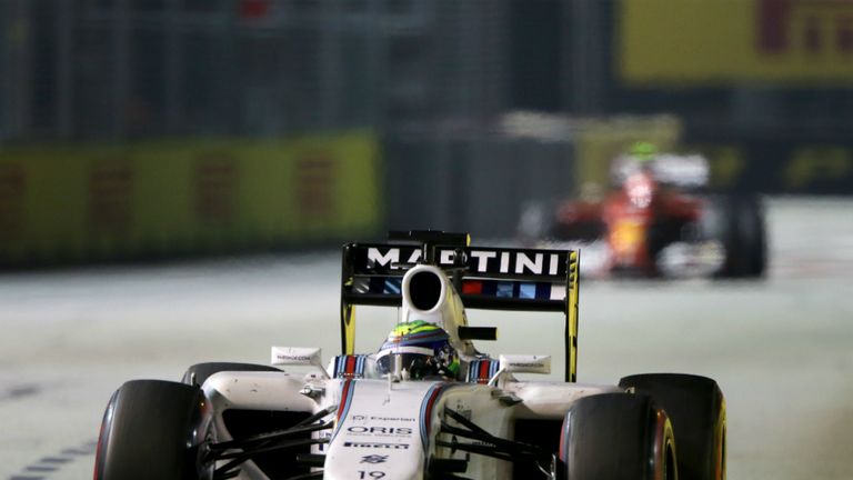 Felipe Massa at Singapore GP