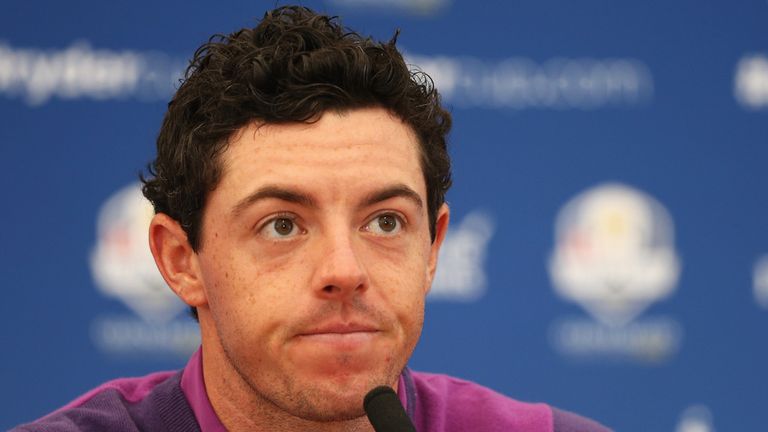 Rory McIlroy: Comfortable in his role as Europe's top player at Gleneagles