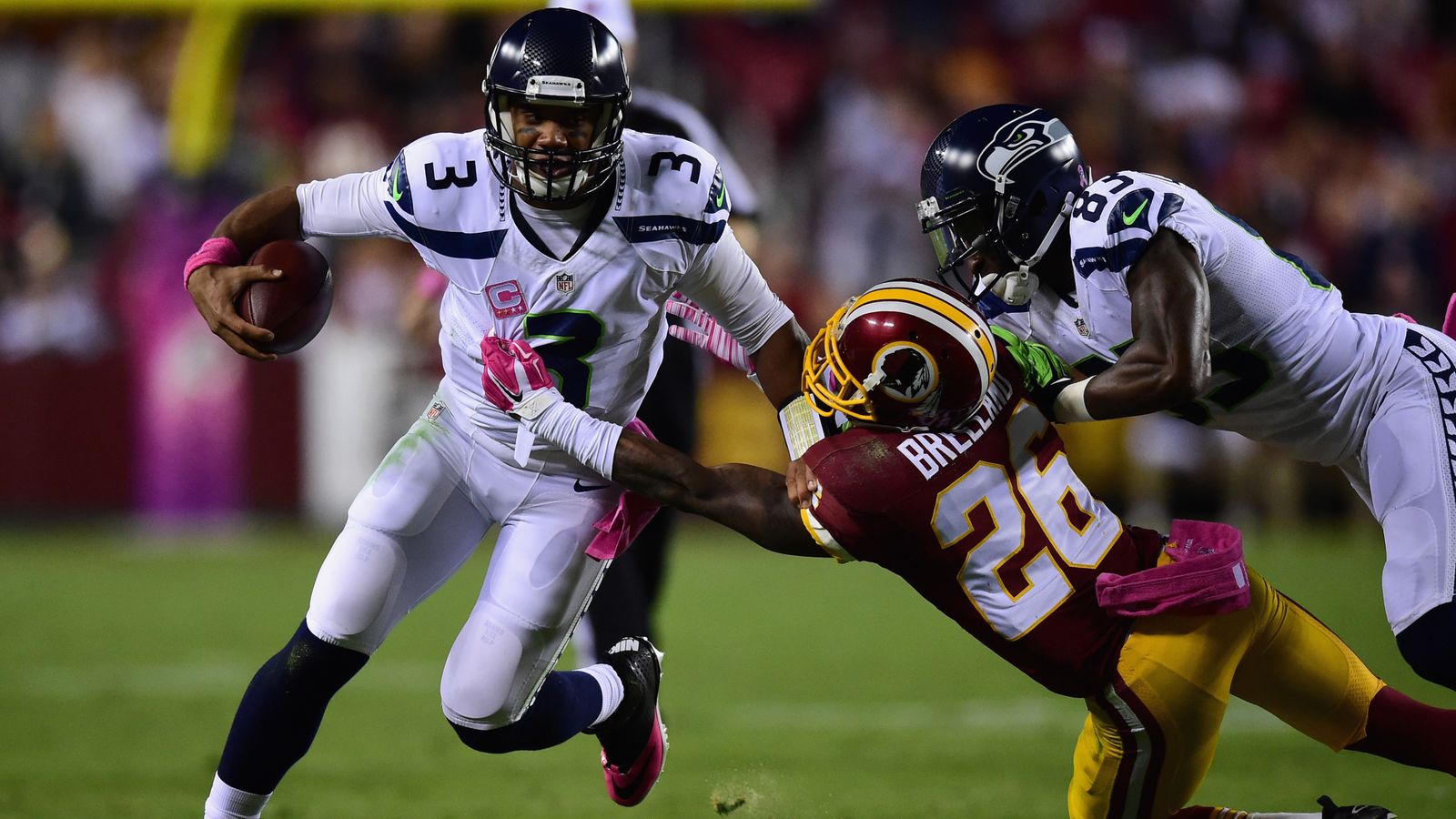 NFL Seattle Seahawks beat Washington Redskins with Russell Wilson