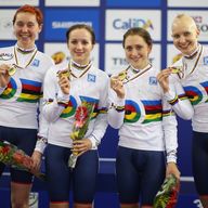 From left, Katie Archibald, Elinor Barker, Laura Trott, Joanna Rowsell have been selected for Guadeloupe