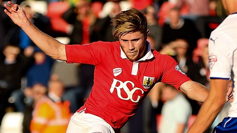 Wes Burns: On-loan striker opened the scoring for Cheltenham