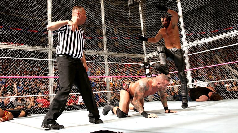 Seth Rollins stunned Randy Orton on Monday Night Raw