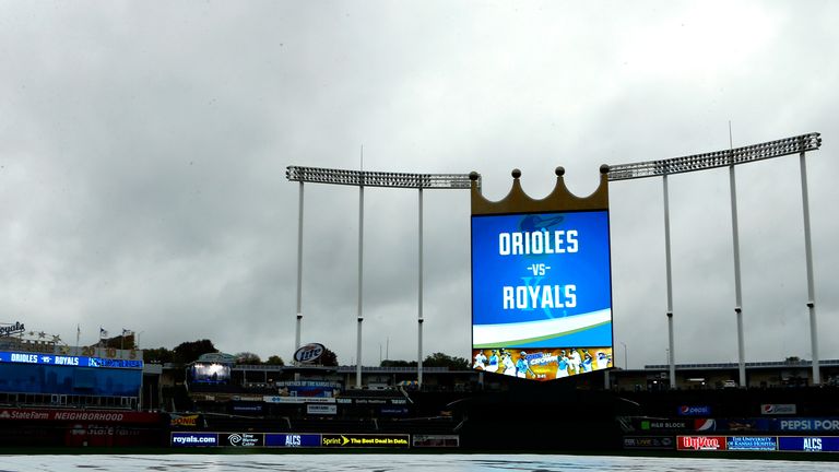 The third post-season match between Baltimore and Kansas City was washed out