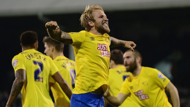 Johnny Russell: Fired home Derby's equaliser