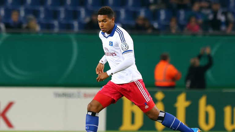 Jonathan Tah in action for Hamburg