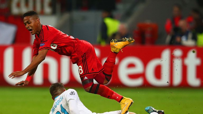 Javi Garcia: Puts in a strong challenge on Wendell
