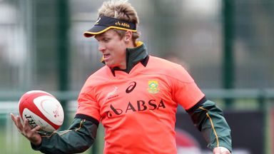 Jean de Villiers is back in training for the Springboks