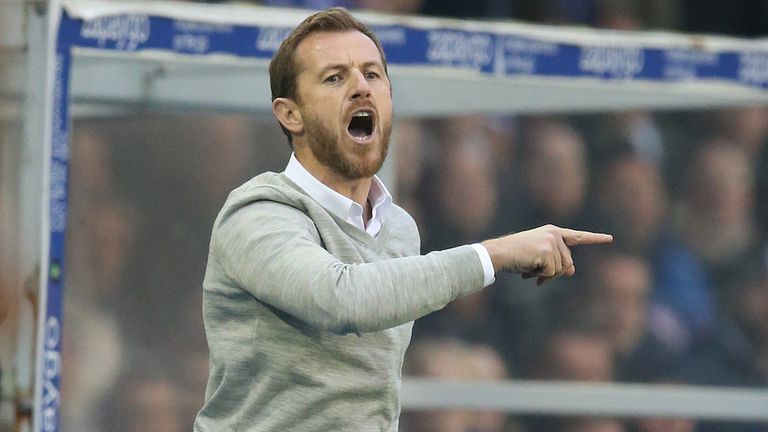 Birmingham City's manager Gary Rowett
