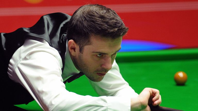 Selby on the green baize