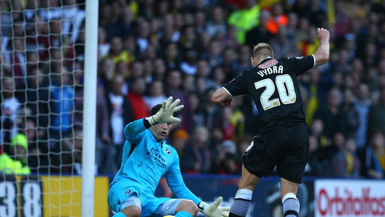 Matej Vydra: Fires home for the league leaders
