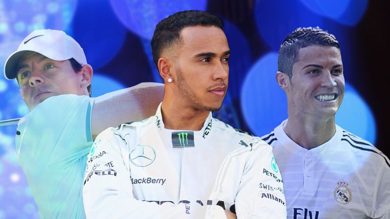 Rory McIlroy, Lewis Hamilton and Cristiano Ronaldo - all up for Laureus Award