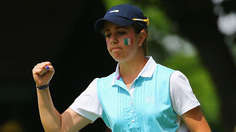 Hall played in the 2014 Curtis Cup and turned professional shortly afterwards