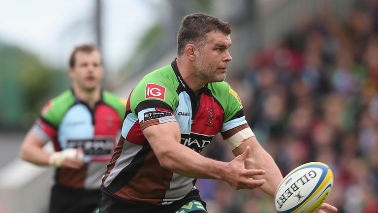 Nick Easter: Takes over the Harlequins captaincy for his team's game against Saints
