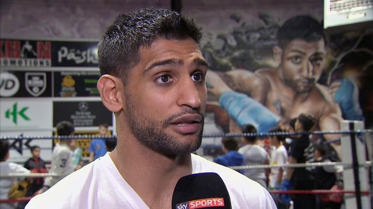 Amir Khan is looking to fight for the WBC world title