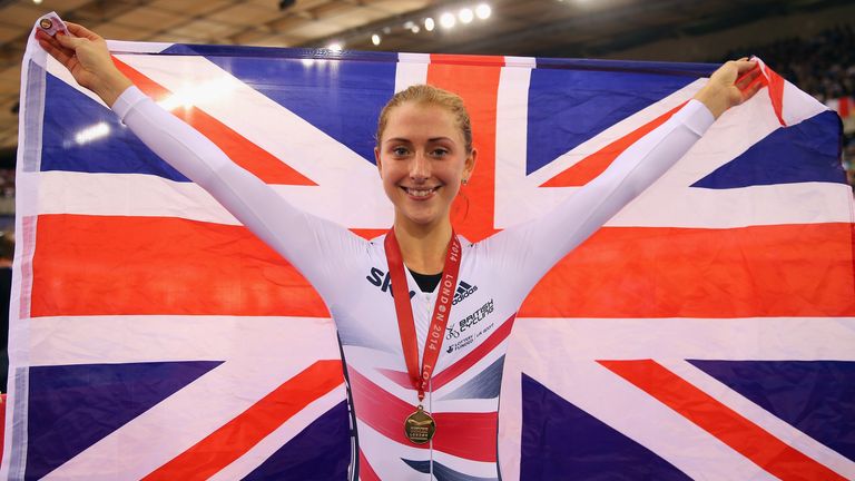 Laura Trott: Doubled her gold medal tally with an assured omnium victory