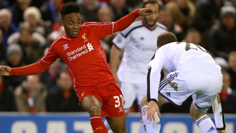 Raheem Sterling in action