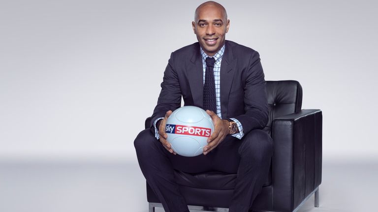Thierry Henry retires from football and joins Sky Sports from start of