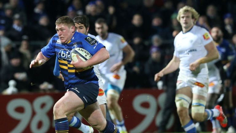Tadhg Furlong: One of seven try-scorers for Leinster