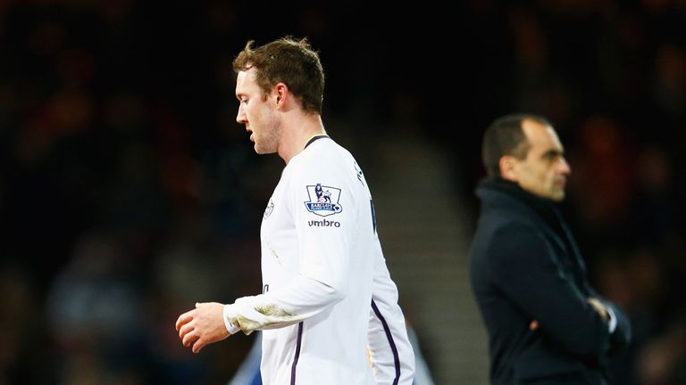 McGeady was shown a red card in Everton's FA Cup defeat