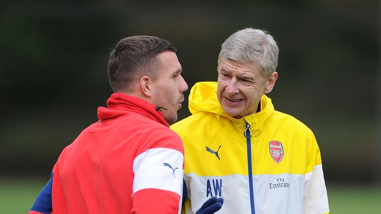 Lukas Podolski was signed by Arsene Wenger in 2012 and scored 31 goals in 82 appearances for the Gunners