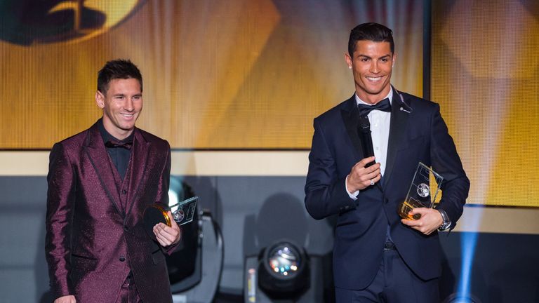 Ronaldo beat Lionel Messi to the Ballon d'Or award in 2015