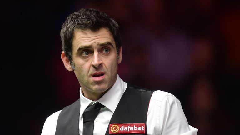 Ronnie O'Sullivan: Booked a second-round match with Marco Fu