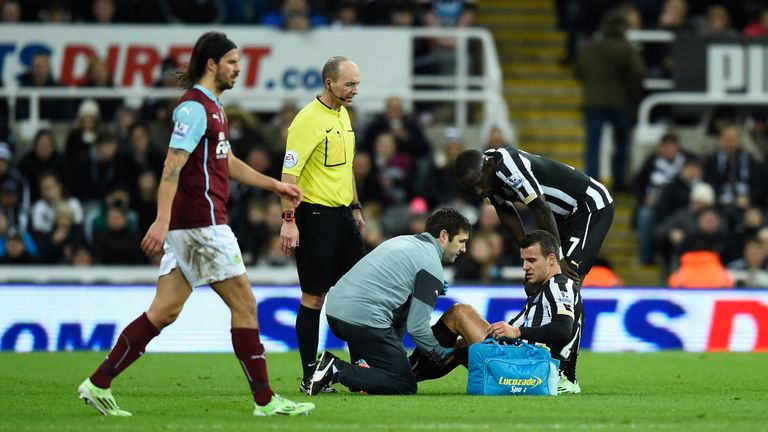 Newcastle had the most days out through injury with 1,423 days