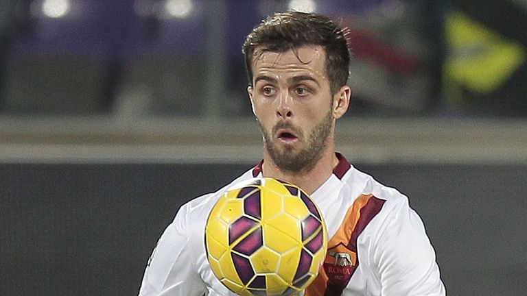 Roma midfielder and reported Liverpool target Miralem Pjanic