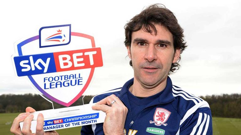 Aitor Karanka: Sky Bet Championship Manager of the Month for January