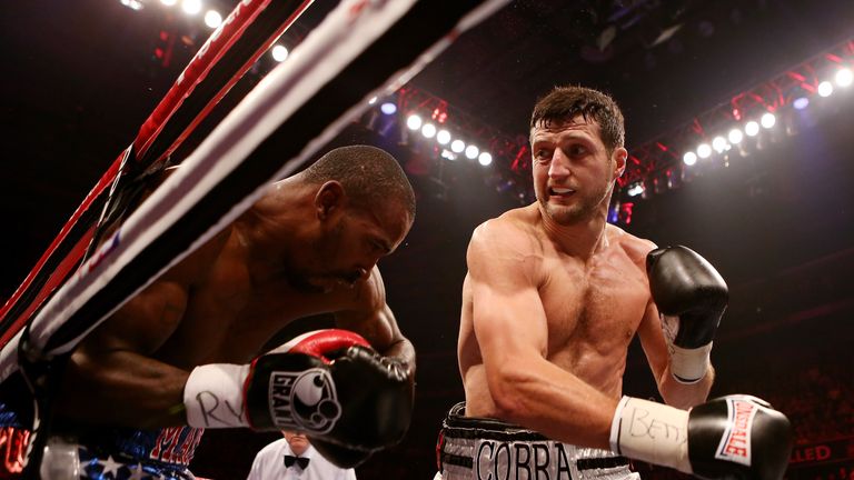 Froch enjoyed a routine defence against Yusaf Mack