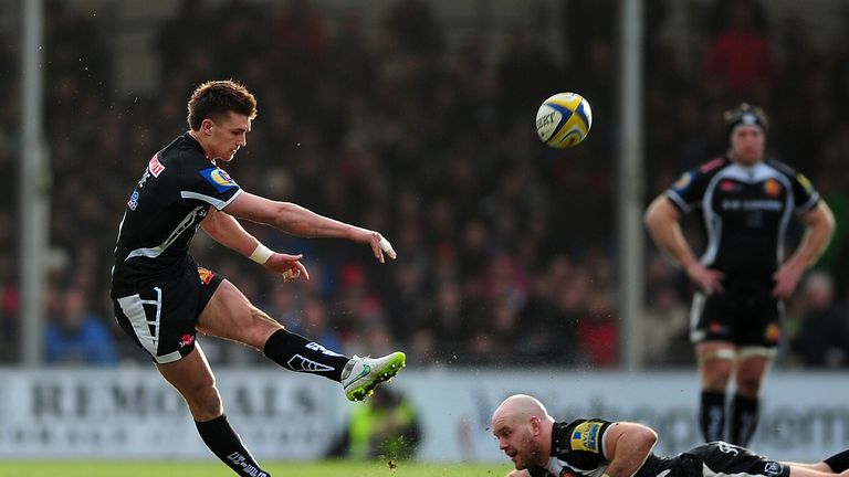 Henry Slade: Kicked three penalties and a conversion