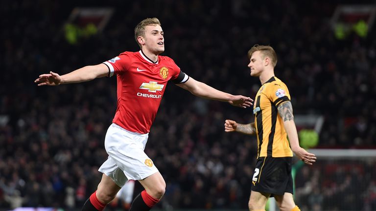 James Wilson scored in United's replay win over Cambridge