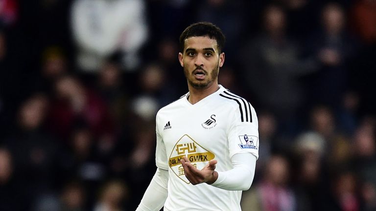 Kyle Naughton pitched up at Swansea