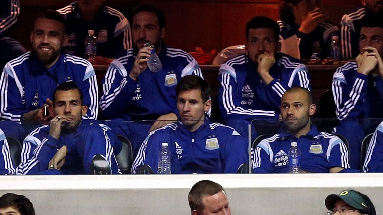 Lionel Messi and Argentina Attend Wizards Game in D.C. 