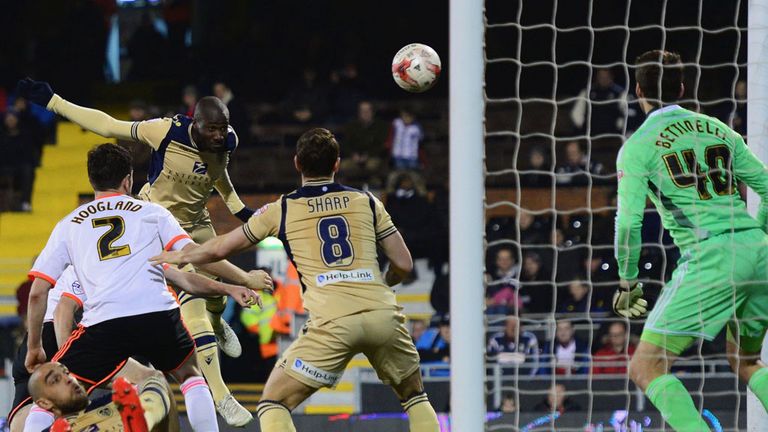 Sol Bamba: Finds the target for Leeds against Fulham