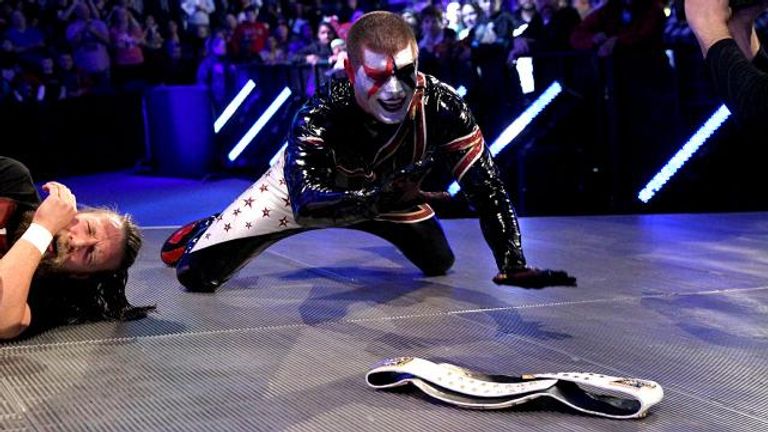 Dust buster: Stardust floored Daniel Bryan on Smackdown