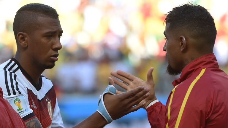 Jerome and Kevin-Prince Boateng are the only siblings to have played each other at a World Cup