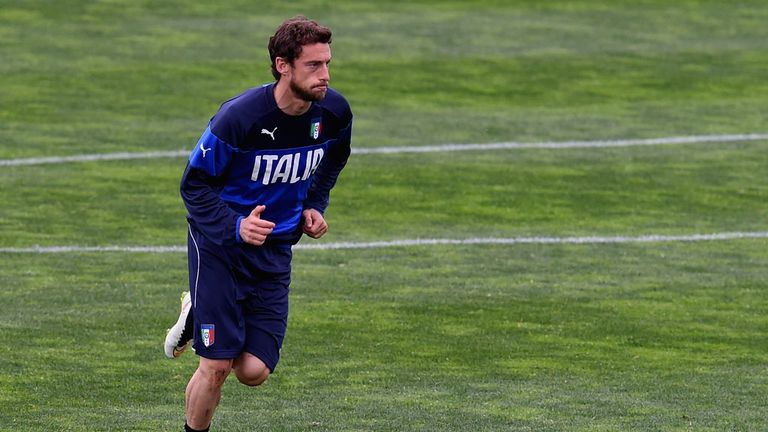Claudio Marchisio: Midfielder trains with Italy on Friday