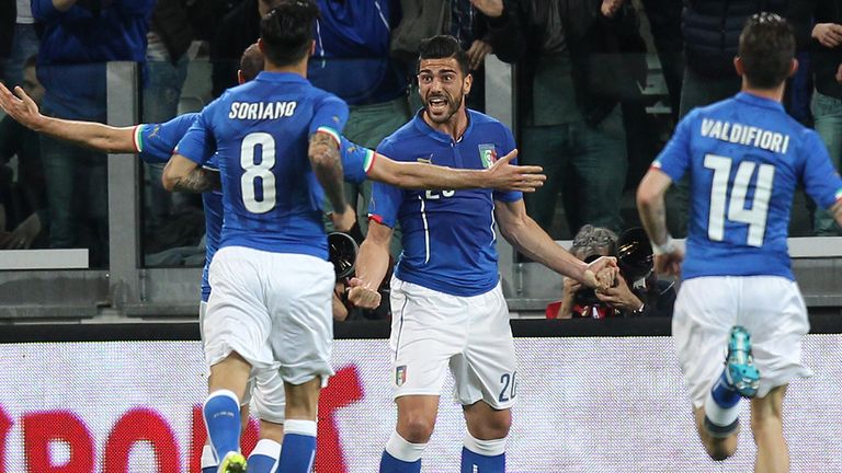 Southampton's Graziano Pelle has been named in Italy's squad