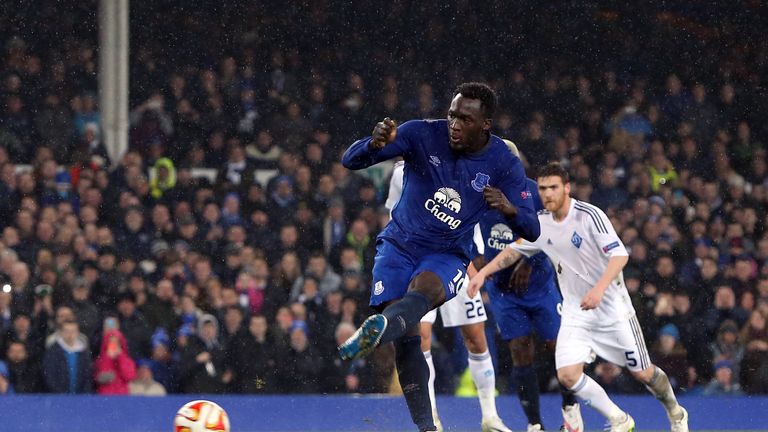 Romelu Lukaku: Scores the winner from the spot