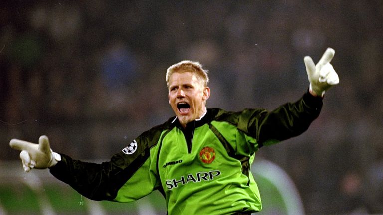 Peter Schmeichel led Manchester United to Champions League glory