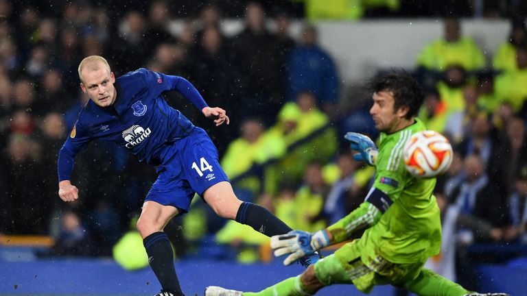 Steven Naismith: Scores Everton's equaliser