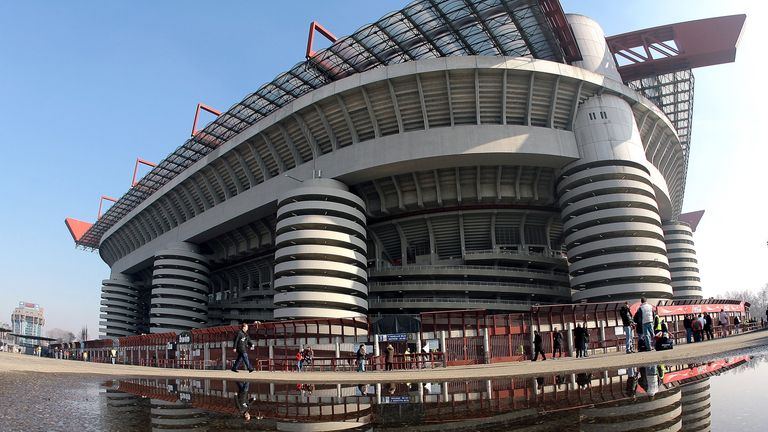 The San Siro in Milan will host the 2016 Champions League final in May