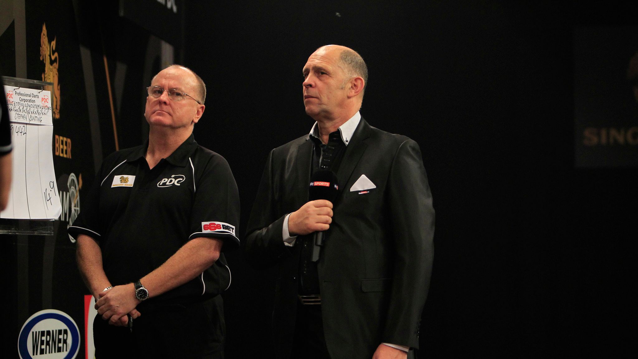 Premier League We spoke to Russ Bray, the behind that growl at oche | Darts | Sky Sports