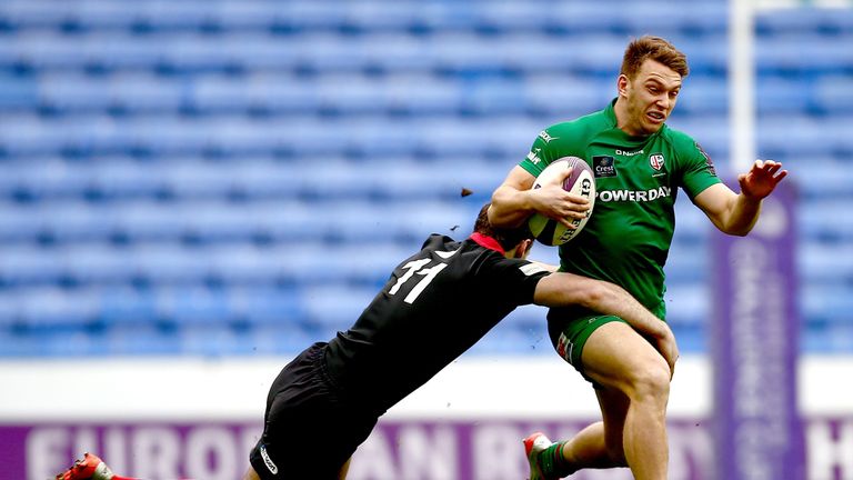 Alex Lewington: Scored a brace of tries for Irish