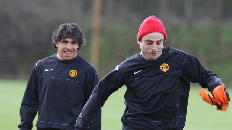 Dimitar Berbatov excelled at Man Utd when Tevez made fewer starts in his second season "itemprop =" image