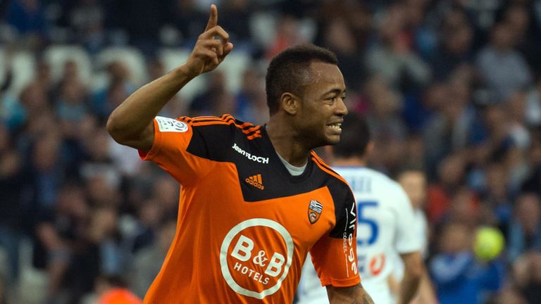 Jordan Ayew: On target for Lorient